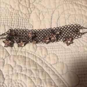 Swarovski dangling stars bracelet